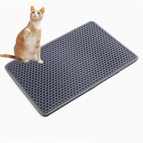 Cat Litter Box Mats – Splash Proof & Filter Mats for Easy Cleanup, Non-Slip