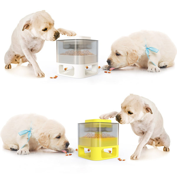 Dog & Cat Food Feeder – Educational Pet Food Dispenser, Interactive Catapult Feeder Toy