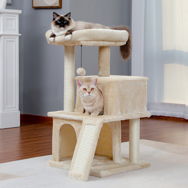 Cat Climbing Frame – Multi-Level Cat Tree with Scratching Posts & Cozy Platforms