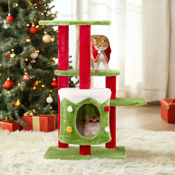 Cat Climbing Frame – Multi-Level Cat Tree with Scratching Posts, Cozy Platforms, and Play Features